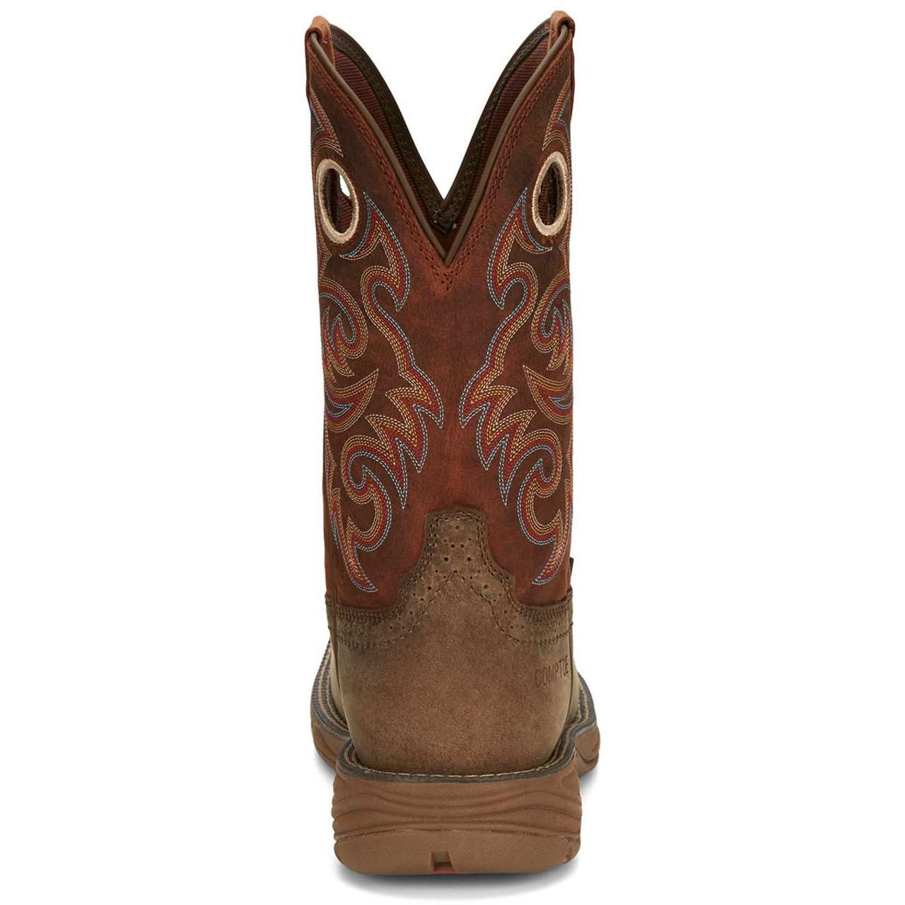 Justin Men's Rush 11" Waterproof EH Composite Toe Boots, SE4341, Brown - Image 6