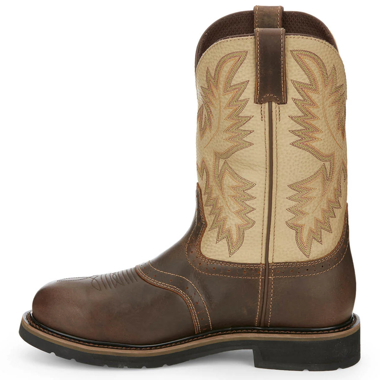 Justin Men's Superintendent 11" EH Steel Toe Boots, SE4661, Brown - Image 4