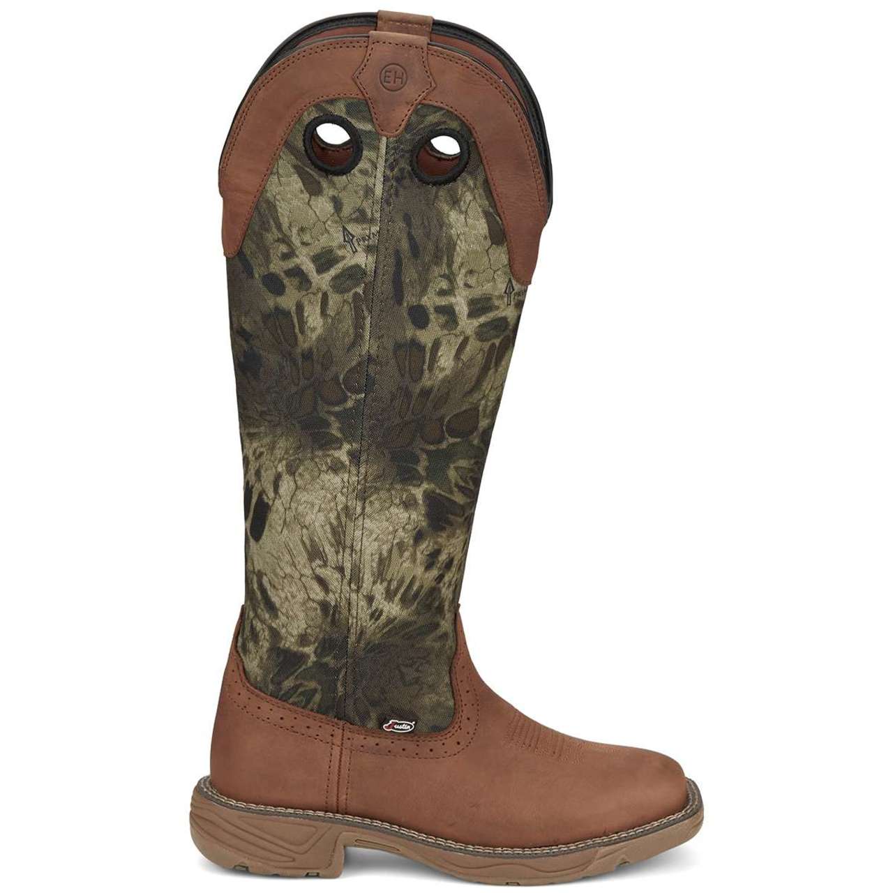 Justin Women's Rush 17" EH Snake Boots, SE4361, Brown