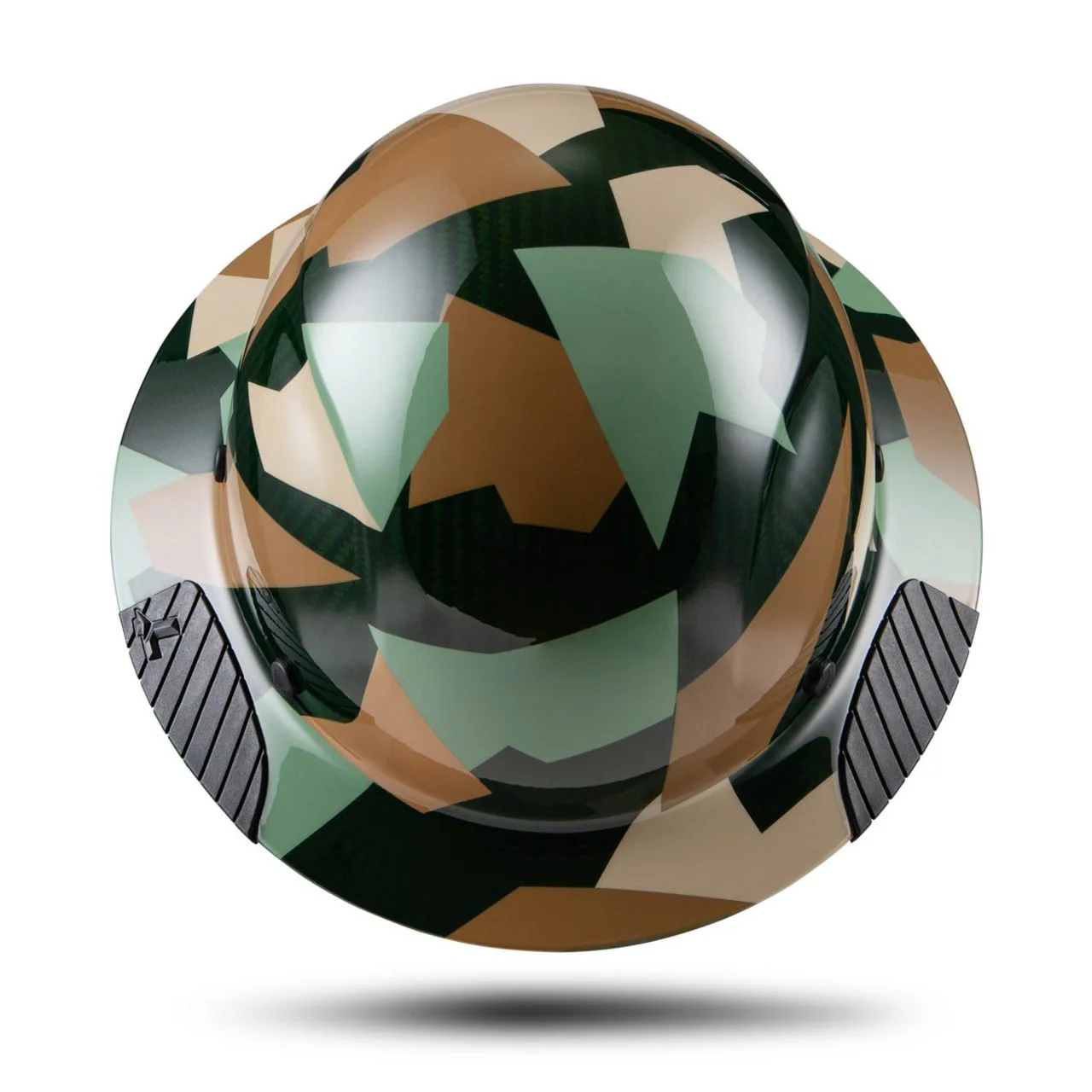LIFT DAX Jungle Camo Carbon Fiber Full Brim Hard Hat - Image 5