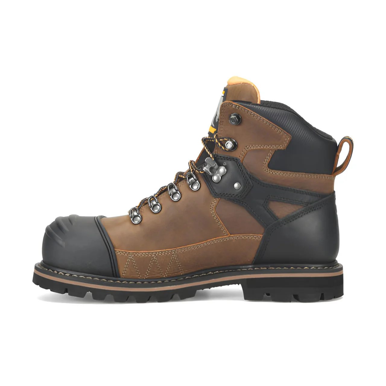 Matterhorn Men's I-BEAM 6" Hiker Waterproof EH Composite Toe Boots, MT2579, Brown - Image 5