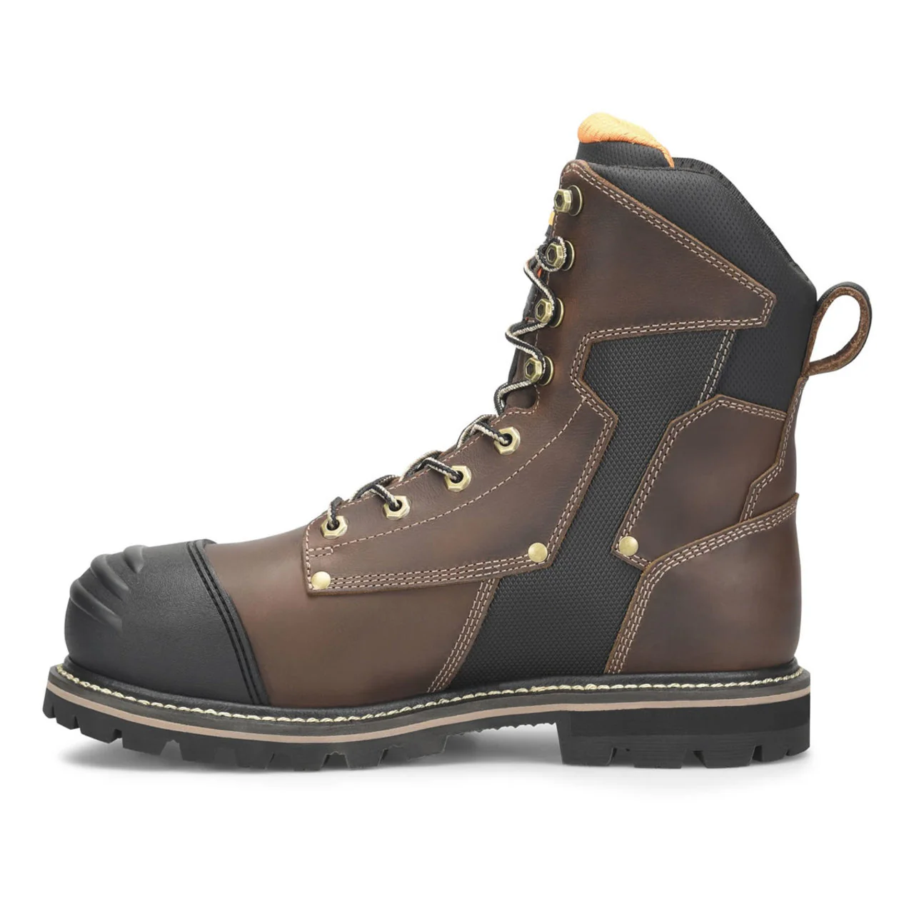 Matterhorn Men's 8" I-BEAM Waterproof EH Met-Guard Composite Toe Boots, MT2548, Brown - Image 4