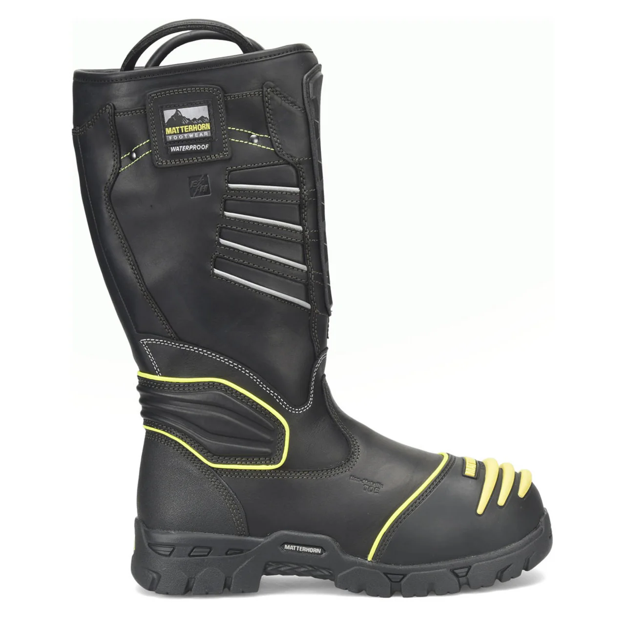 Matterhorn Men's Muckmen 15" Waterproof EH Met-Guard Composite Toe Boots, MTC703, Black