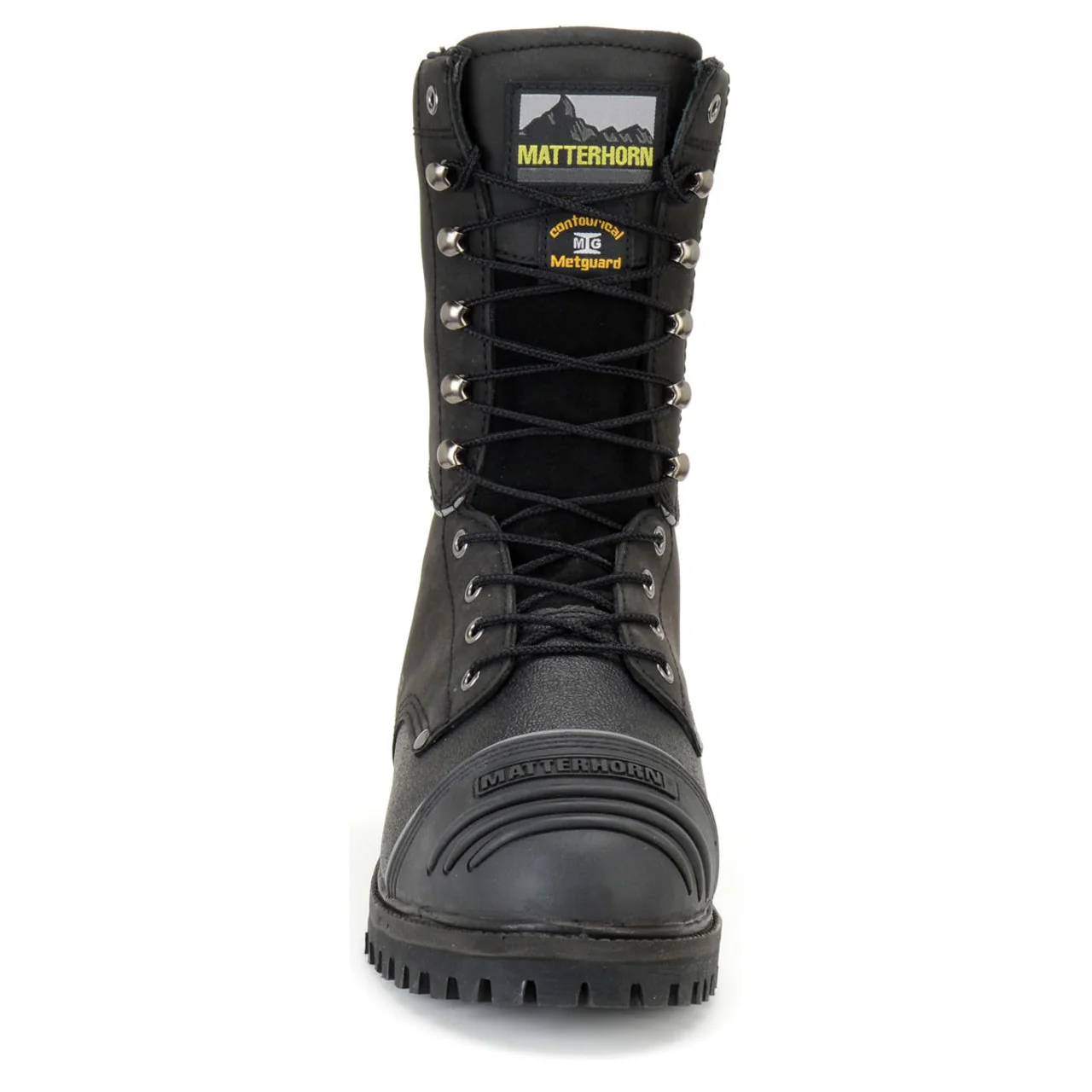 Matterhorn Men's Mulrooney 10" Waterproof EH Met-Guard Steel Toe Boots, MT903, Black - Image 3