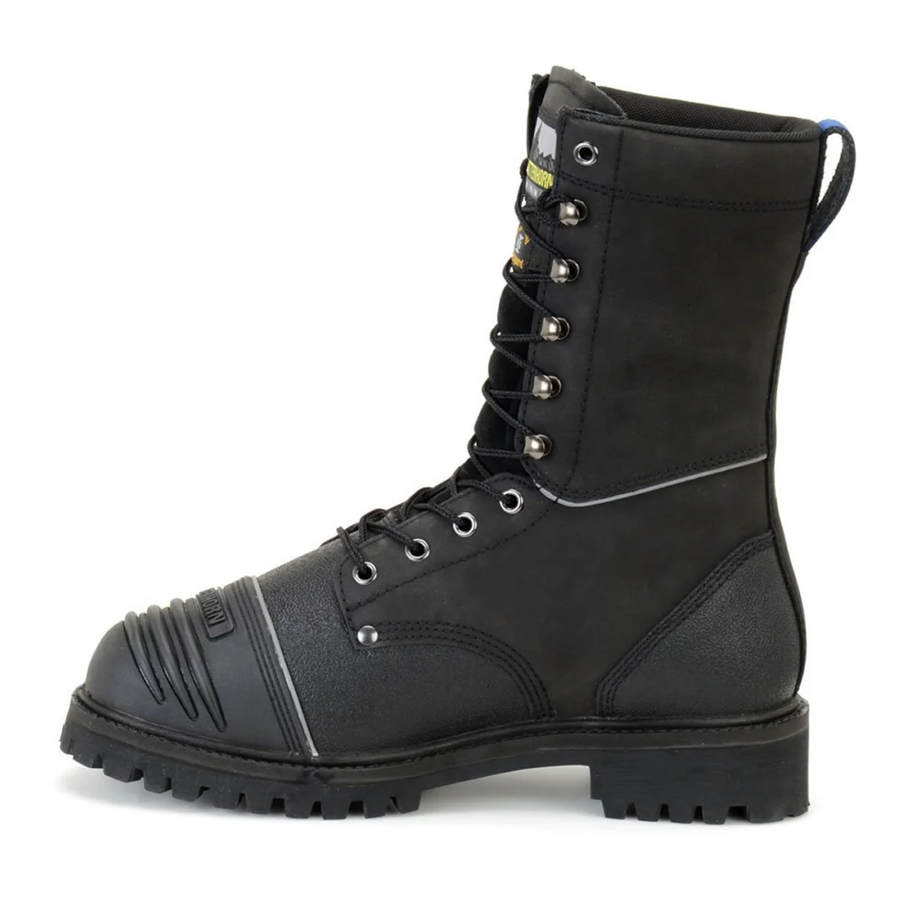 Matterhorn Men's Mulrooney 10" Waterproof EH Met-Guard Steel Toe Boots, MT903, Black - Image 4