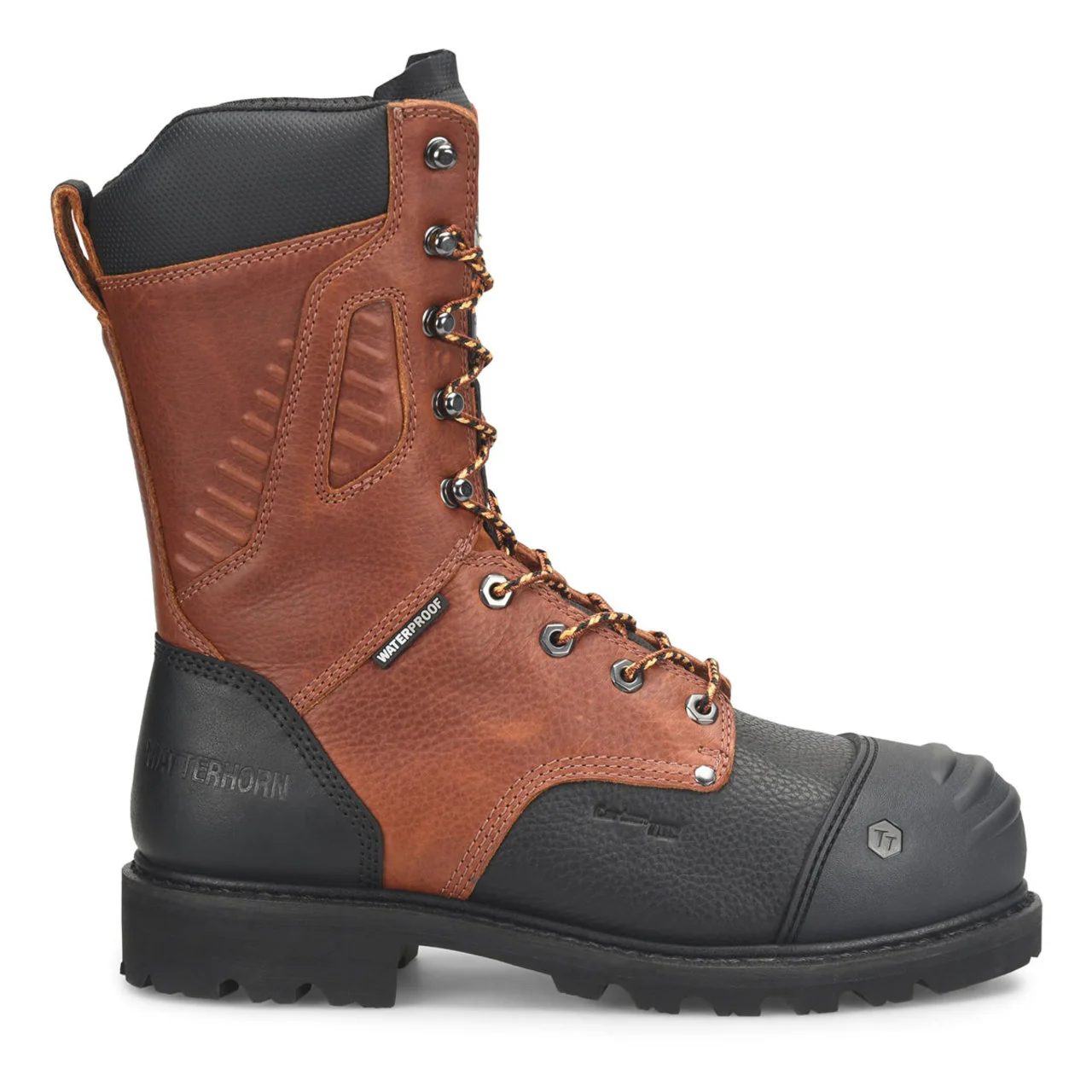 Matterhorn Men's NICKEL 12" Waterproof EH Met-Guard Carbon Composite Toe Boots, MT2575, Brown
