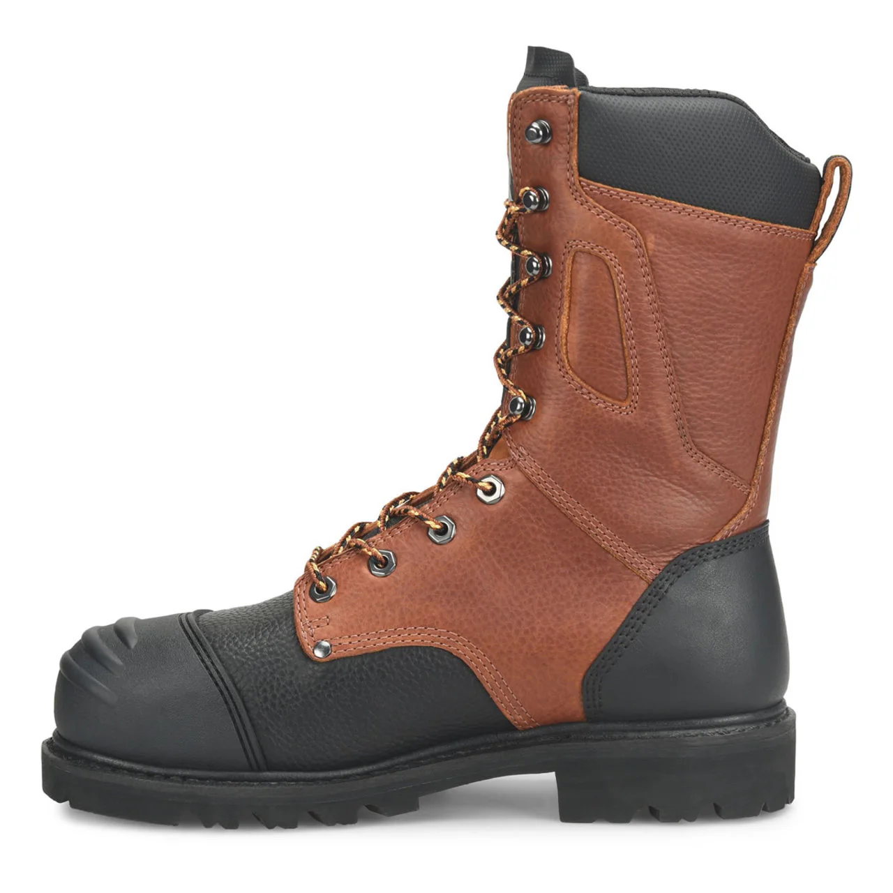 Matterhorn Men's NICKEL 12" Waterproof EH Met-Guard Carbon Composite Toe Boots, MT2575, Brown - Image 4