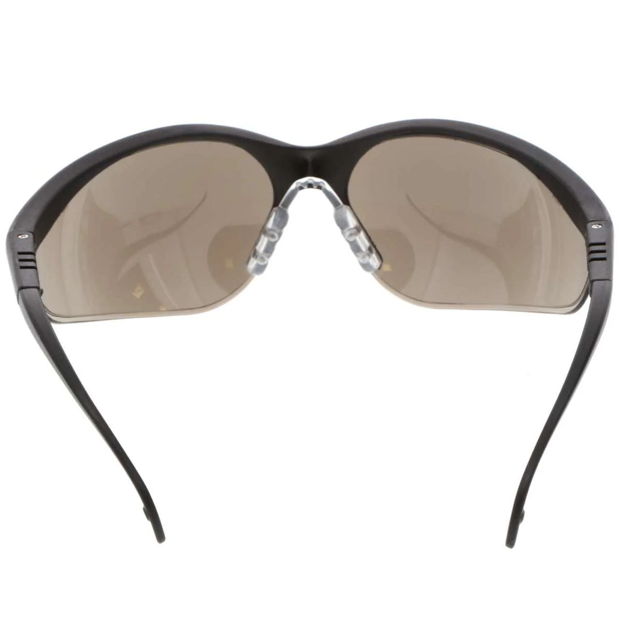 MCR Klondike KD1 Series Safety Glasses - Black Frame - Silver Mirror Lens - Image 5