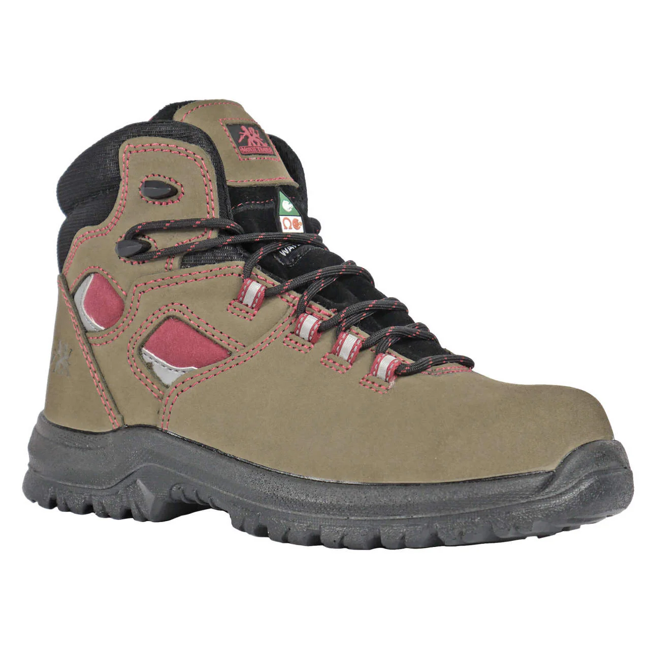 Moxie Trades Women's Lacy Olive Composite Toe Boots, MT26026, Green