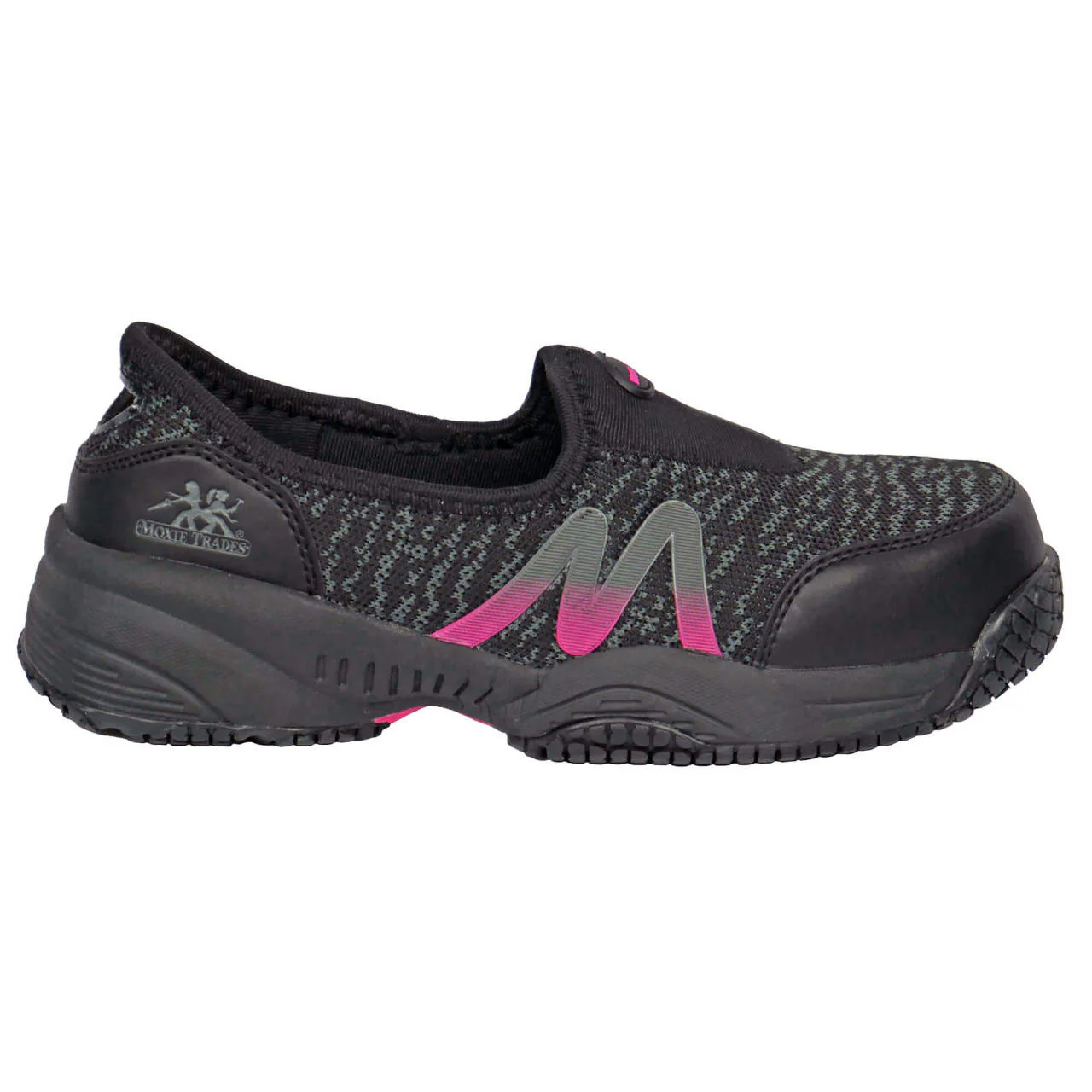 Moxie Trades Women's Zena Slip-On Composite Toe Shoes, MT50180, Black - Image 4