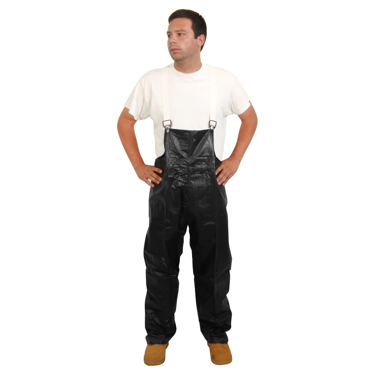 Neese Universal Bib Pants w/ Elastic Suspenders (4XL White) - Image 5