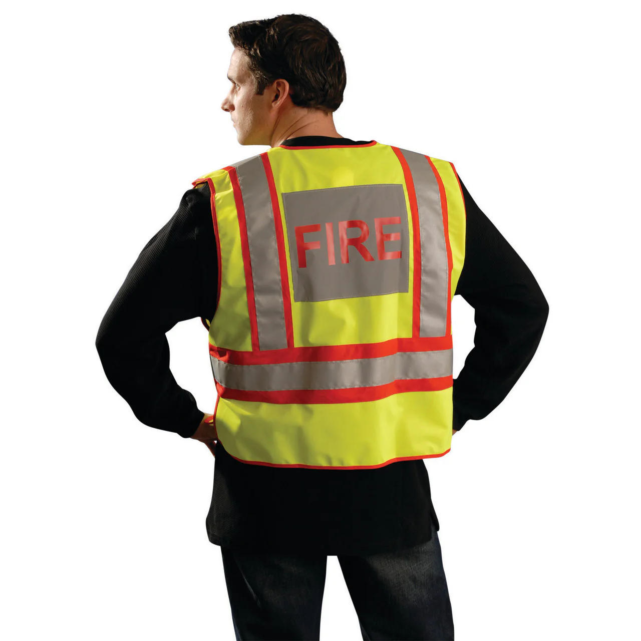 OccuNomix Type P Class 2 Hi-Vis Public Safety Fire Vest, LUX-PSF - Image 3