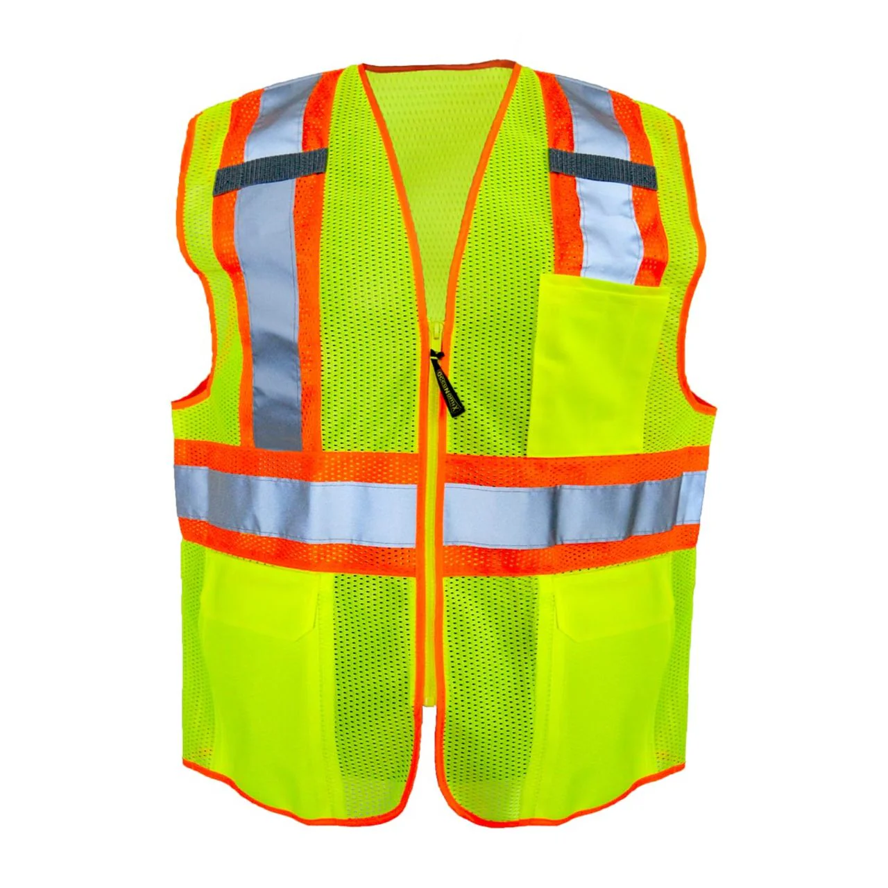 OccuNomix Type R Class 2 Hi-Vis Two-Tone Mesh Safety Vest, LUX-SSCLC2Z