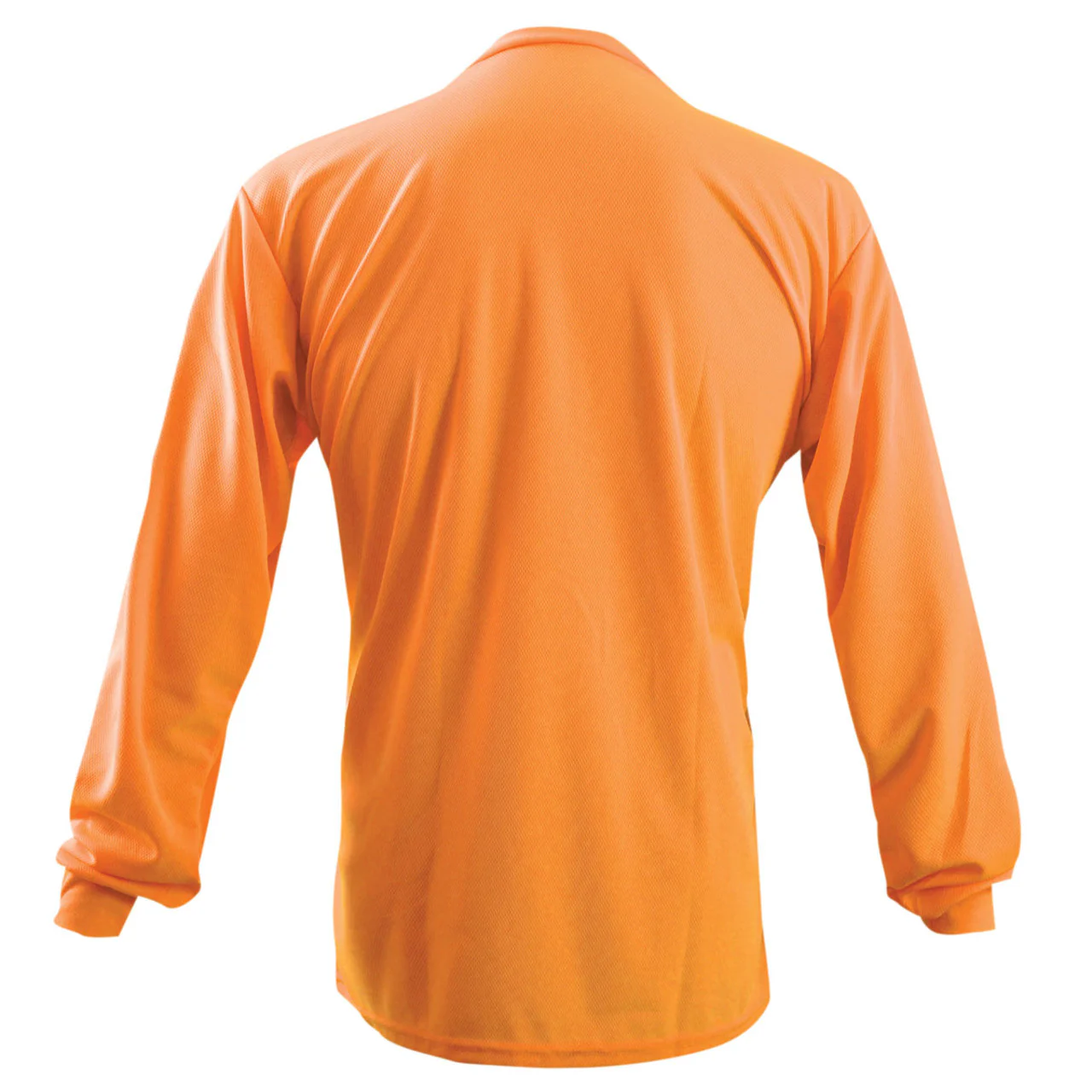 OccuNomix Hi-Vis Birdseye Long Sleeve T-Shirt, LUX-XLSPB - Image 4