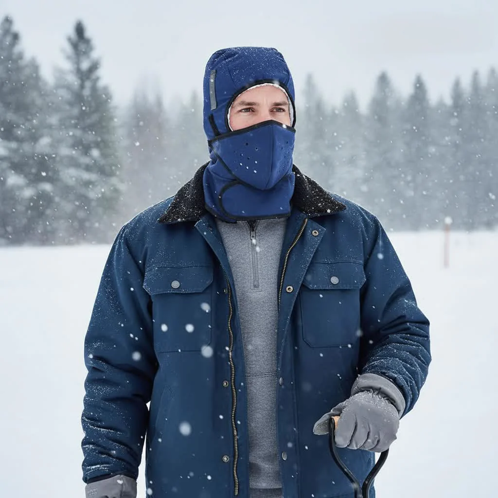 Winter Hard Hat Liner, Sherpa Lined Insulated - SS551 - Image 4