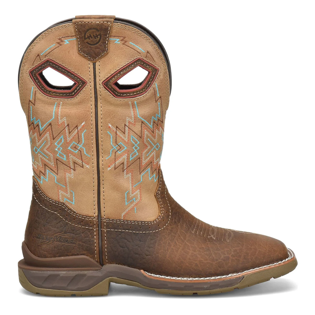 Phantom Rider Men's Clem 11" Roper Soft Toe Boots, DH5361, Brown