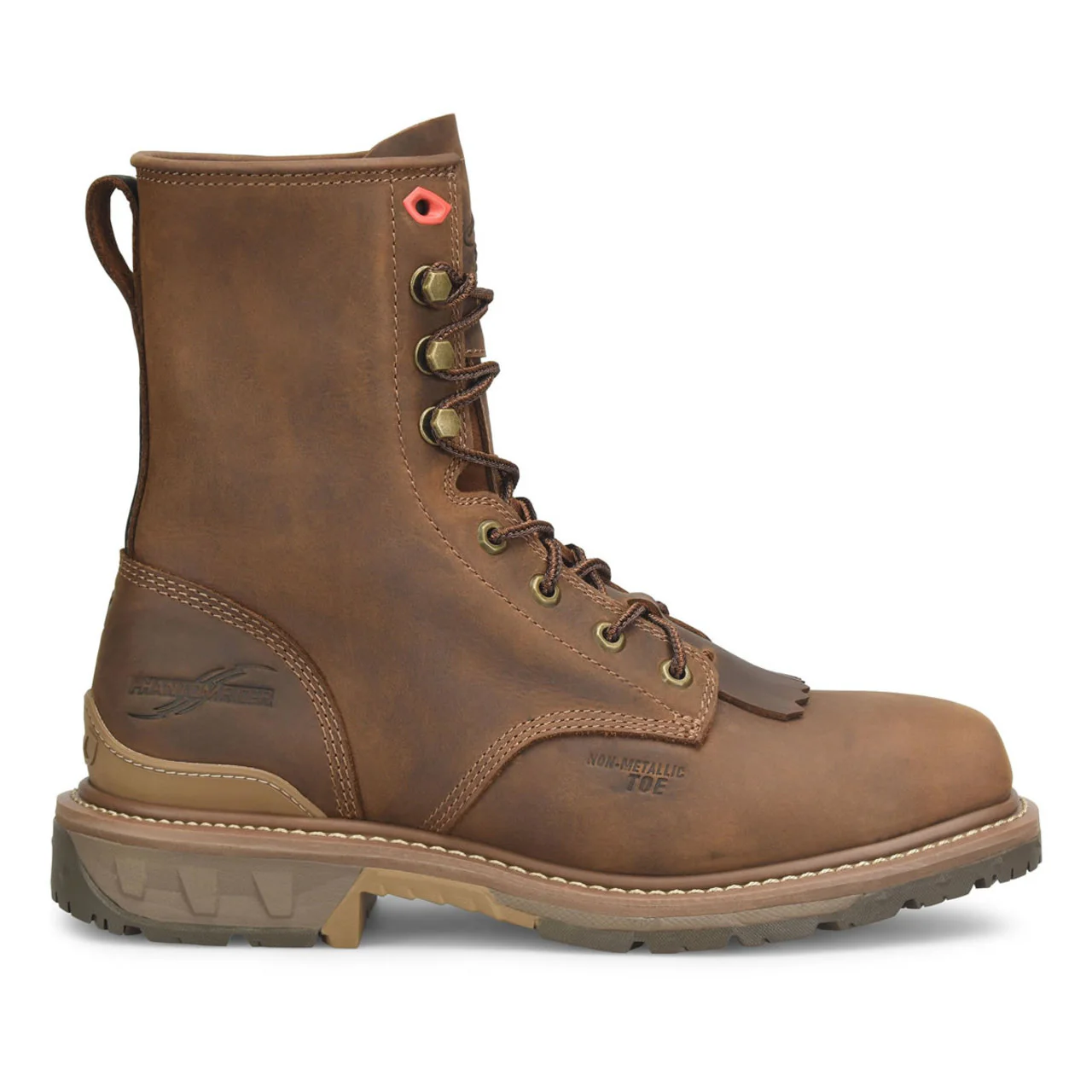 Phantom Rider Men's Dailor 8" EH Composite Toe Boots, PH5012, Brown
