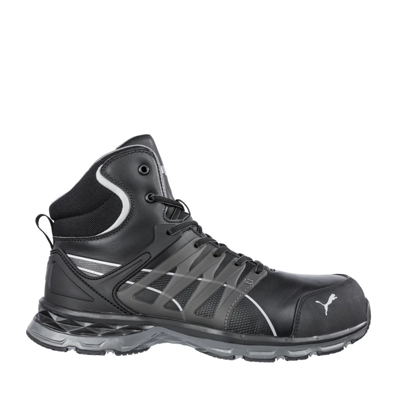Puma Safety Men's Velocity 2.0 Mid SD Composite Toe Shoes, 633805, Black