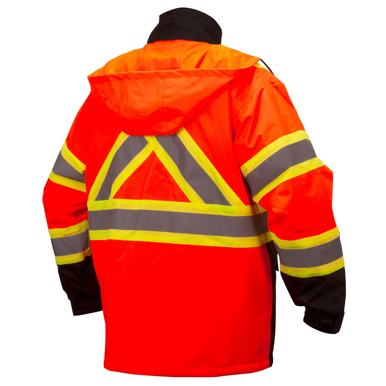 Pyramex RCP32 Type R Class 3 Hi-Vis Waterproof Quilt Lined Jacket with X-Back - Image 2