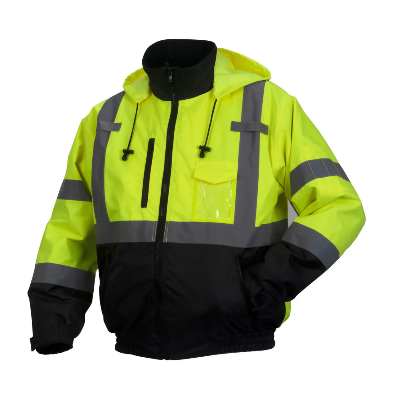 Pyramex RJ31H Type R Class 3 Hi-Vis Heated Waterproof Fleece Lined Jacket, RJ3110H - Image 3