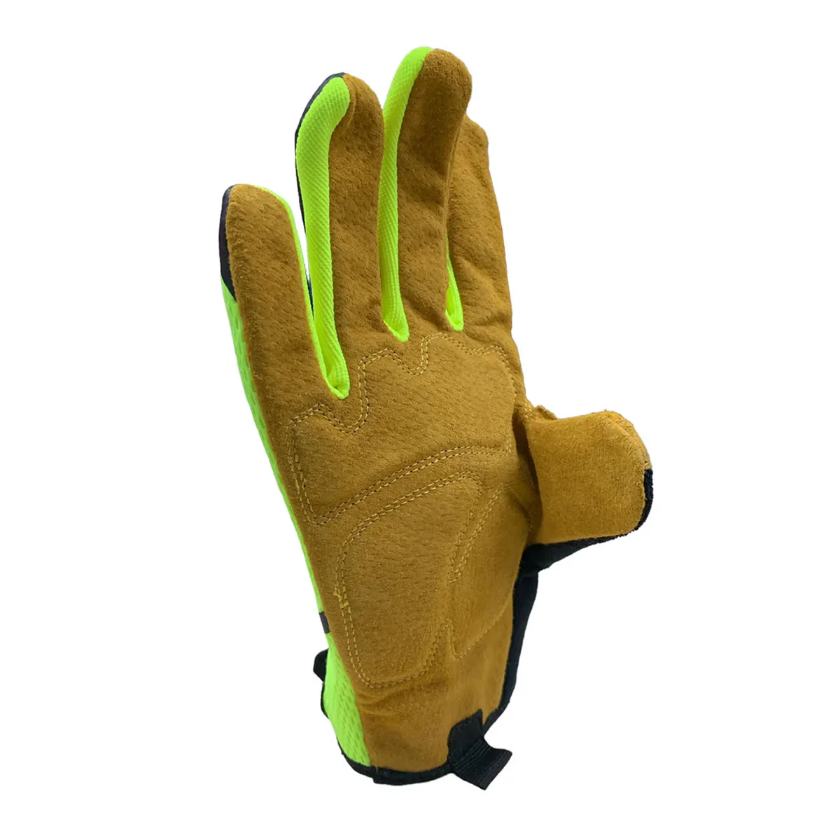Pyramex GL104HT A1 Cut Resistant Work Gloves, Hi-Vis Green/Black - Image 3