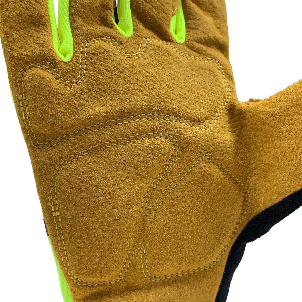 Pyramex GL104HT A1 Cut Resistant Work Gloves, Hi-Vis Green/Black - Image 4
