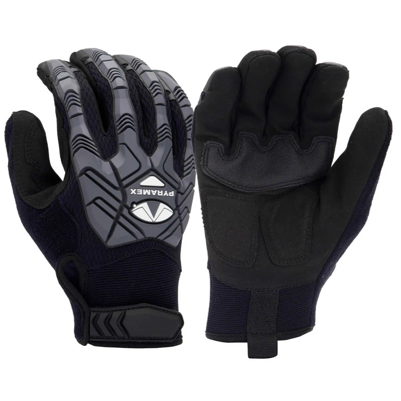 Pyramex GL204HT Synthetic Leather Impact Gloves, Black
