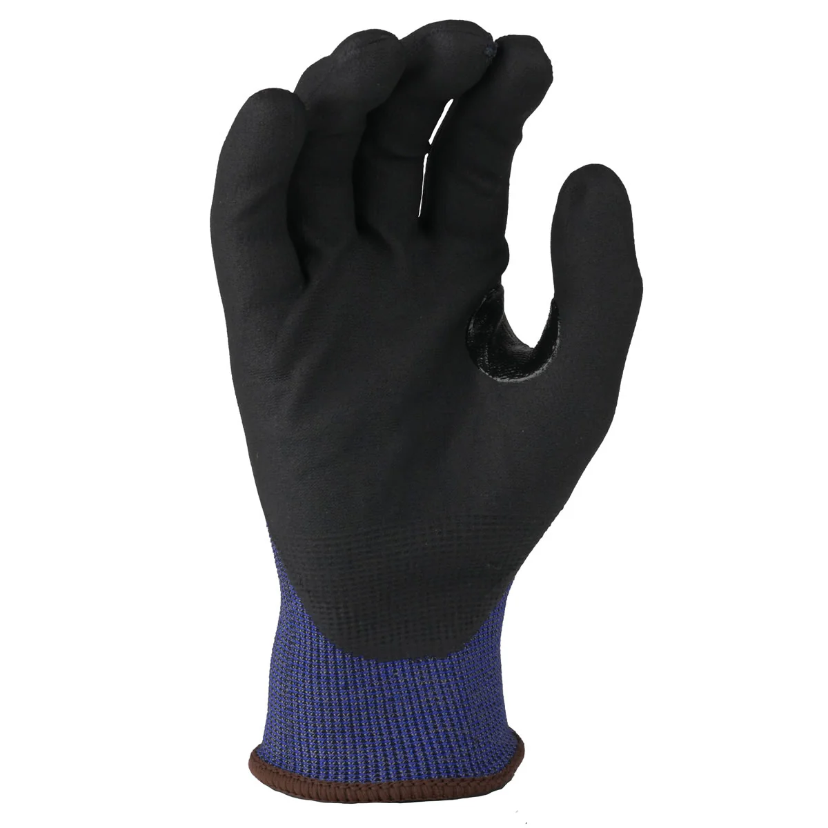 Pyramex Safety GL613C Touchscreen A4 Cut Micro-Foam Nitrile Dipped Gloves, Blue - Image 3