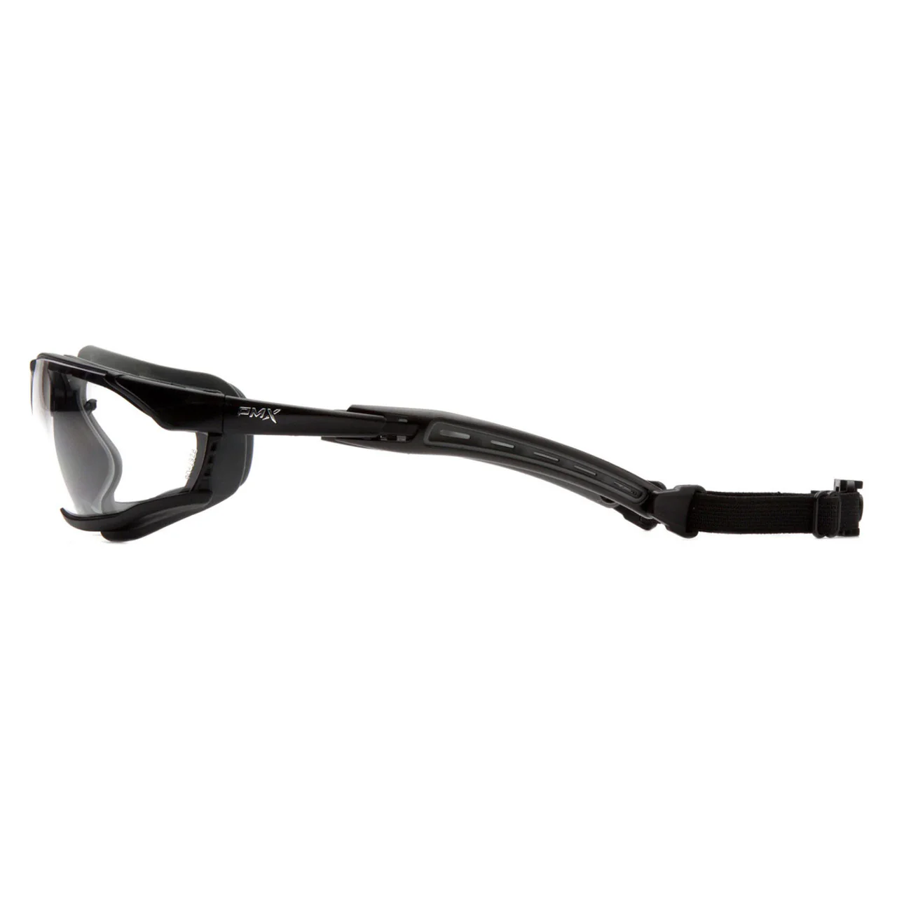 Pyramex Isotope Foam Padded Sealed Safety Glasses - H2MAX Anti-Fog Lens - Black Frame - Image 5