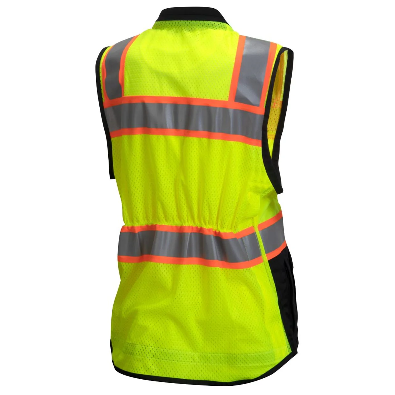 Pyramex RVZF61 Women's Type R Class 2 Hi-Vis Black Bottom Safety Vest - Image 3