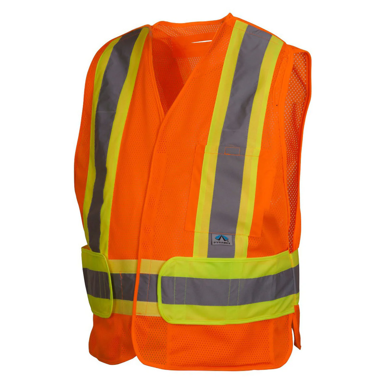 Pyramex RCA27 Type R Class 2 Hi-Vis Two-Tone X-Back Breakaway Safety Vest - Image 3