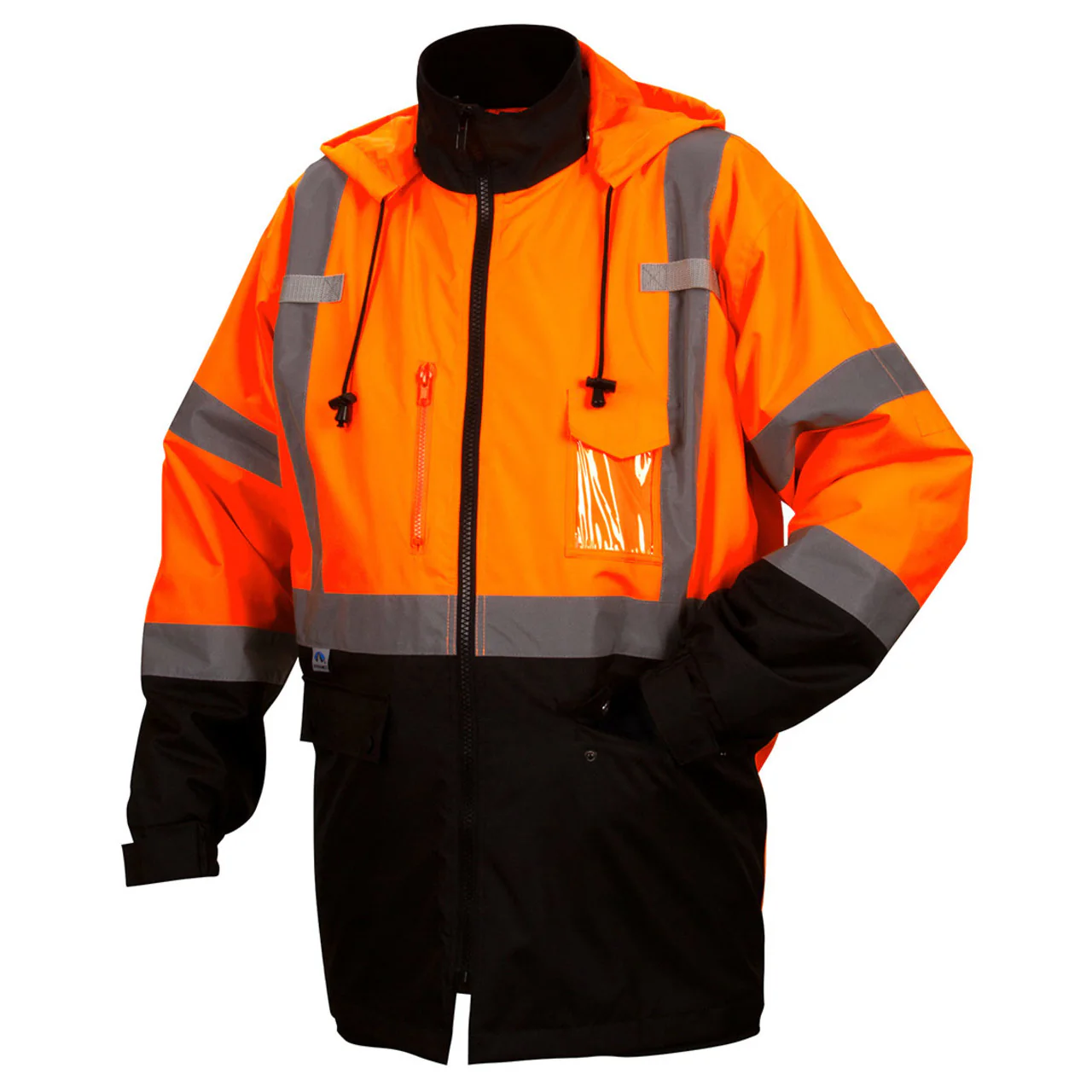 Pyramex RP31 Type R Class 3 Hi-Vis Waterproof Fleece Lined Parka - Image 3