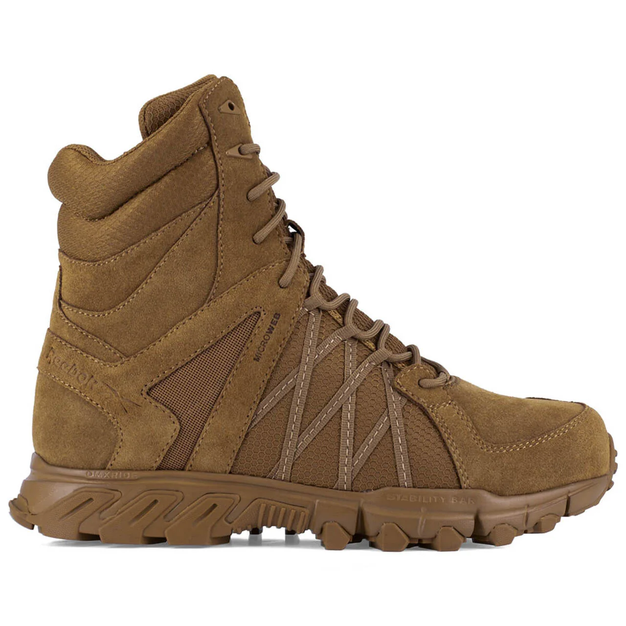 Reebok Men's Trailgrip 8" Tactical Side Zipper EH Soft Toe Boots, RB3462 - Image 2