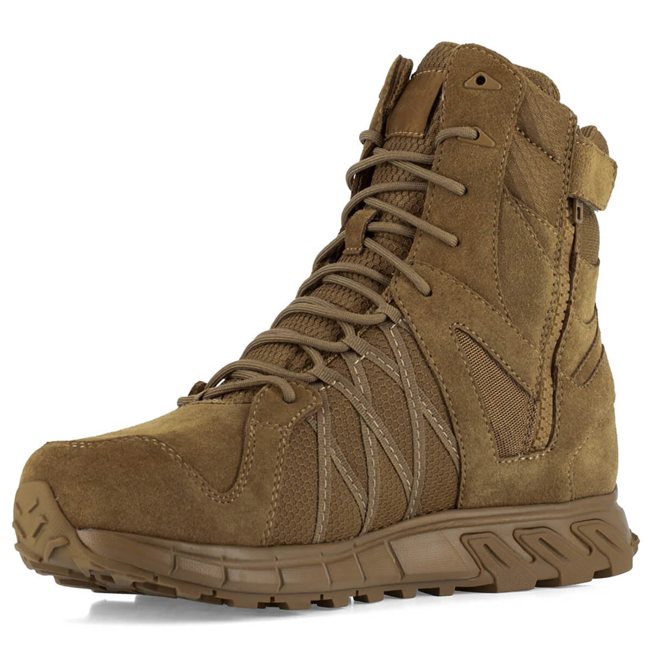 Reebok Men's Trailgrip 8" Tactical Side Zipper EH Soft Toe Boots, RB3462 - Image 4