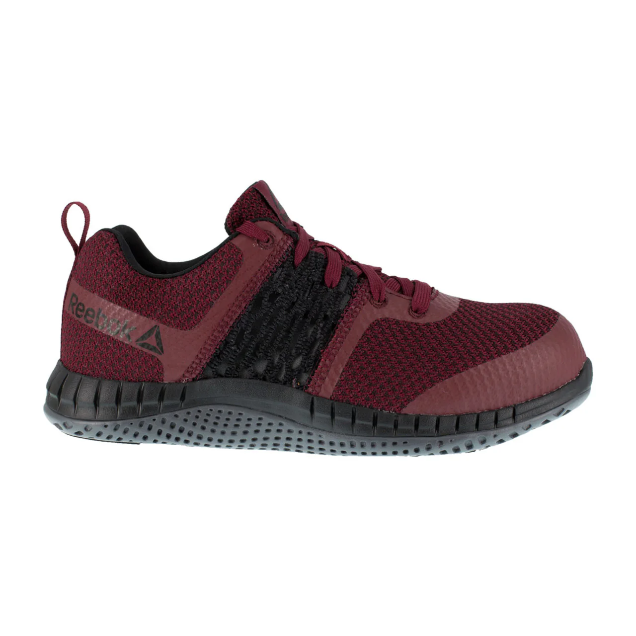 Reebok Women's Print Work Composite Toe Burgundy Athletic Work Shoe - RB248 (Size 12 Wide) - Image 2
