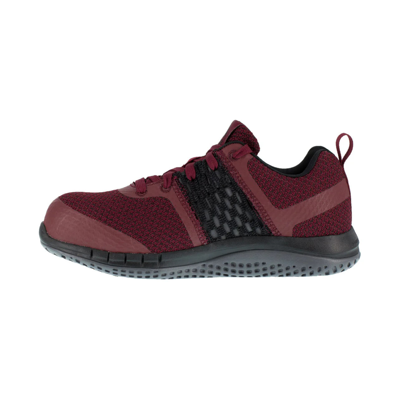 Reebok Women's Print Work Composite Toe Burgundy Athletic Work Shoe - RB248 (Size 12 Wide) - Image 3