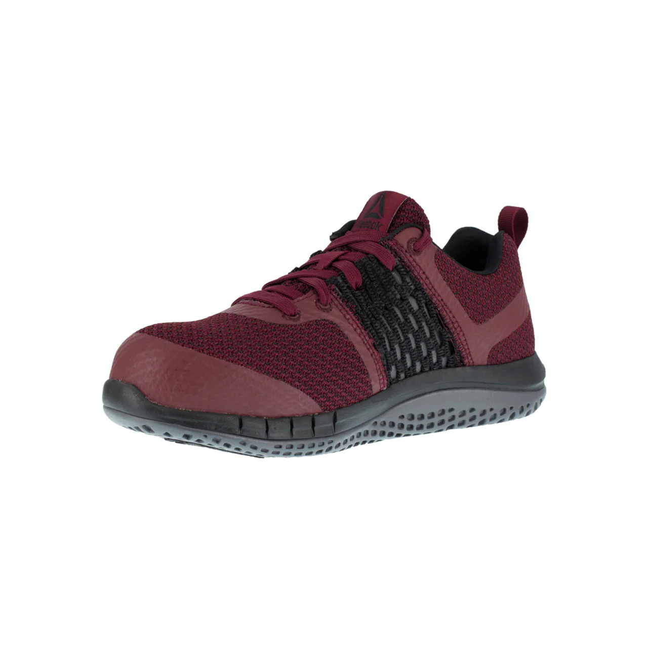 Reebok Women's Print Work Composite Toe Burgundy Athletic Work Shoe - RB248 (Size 12 Wide) - Image 4