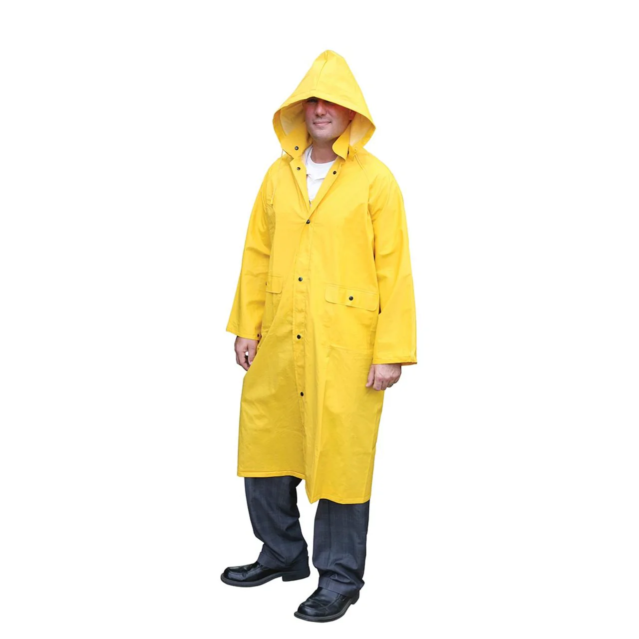 River City 49" Classic Rain Coat - Detachable Hood - 200C - Image 4
