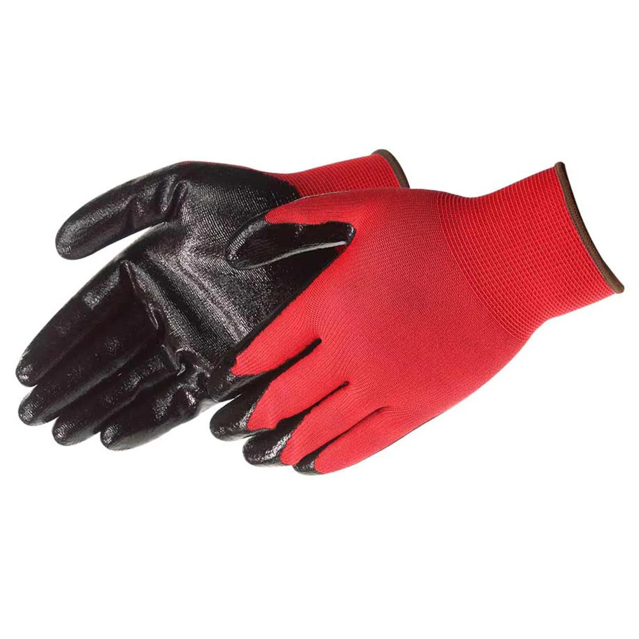 Rugged Blue GL400 Nitrile Coated Gloves, 12 Pairs - Image 3