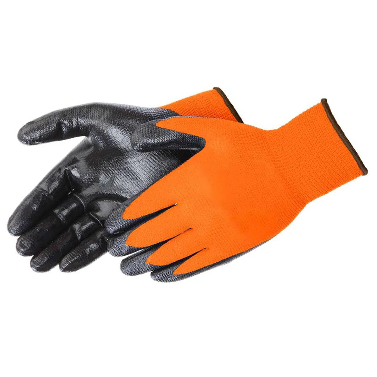 Rugged Blue GL400 Nitrile Coated Gloves, 12 Pairs - Image 4