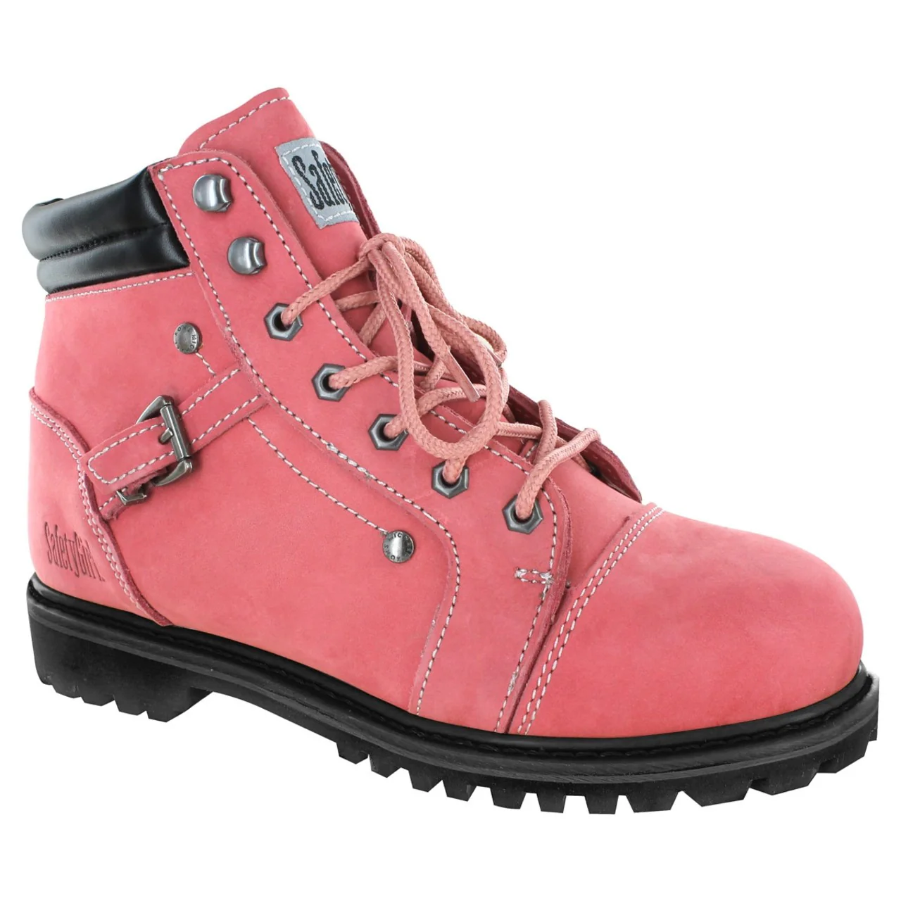 Safety Girl Women's Fusion Steel Toe Work Boots - Pink - Image 13