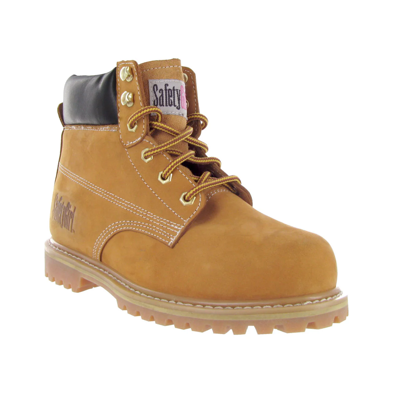 Safety Girl Women's Steel Toe Work Boots - Tan - Image 4