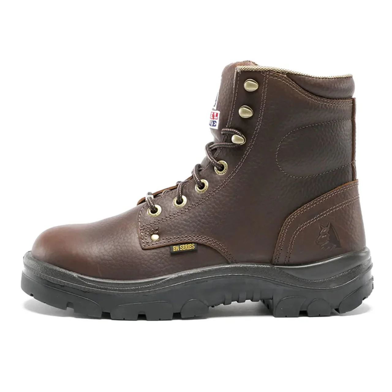 Steel Blue Men's Argyle 6" Waterproof EH Soft Toe Boots, 810952, Oak - Image 4