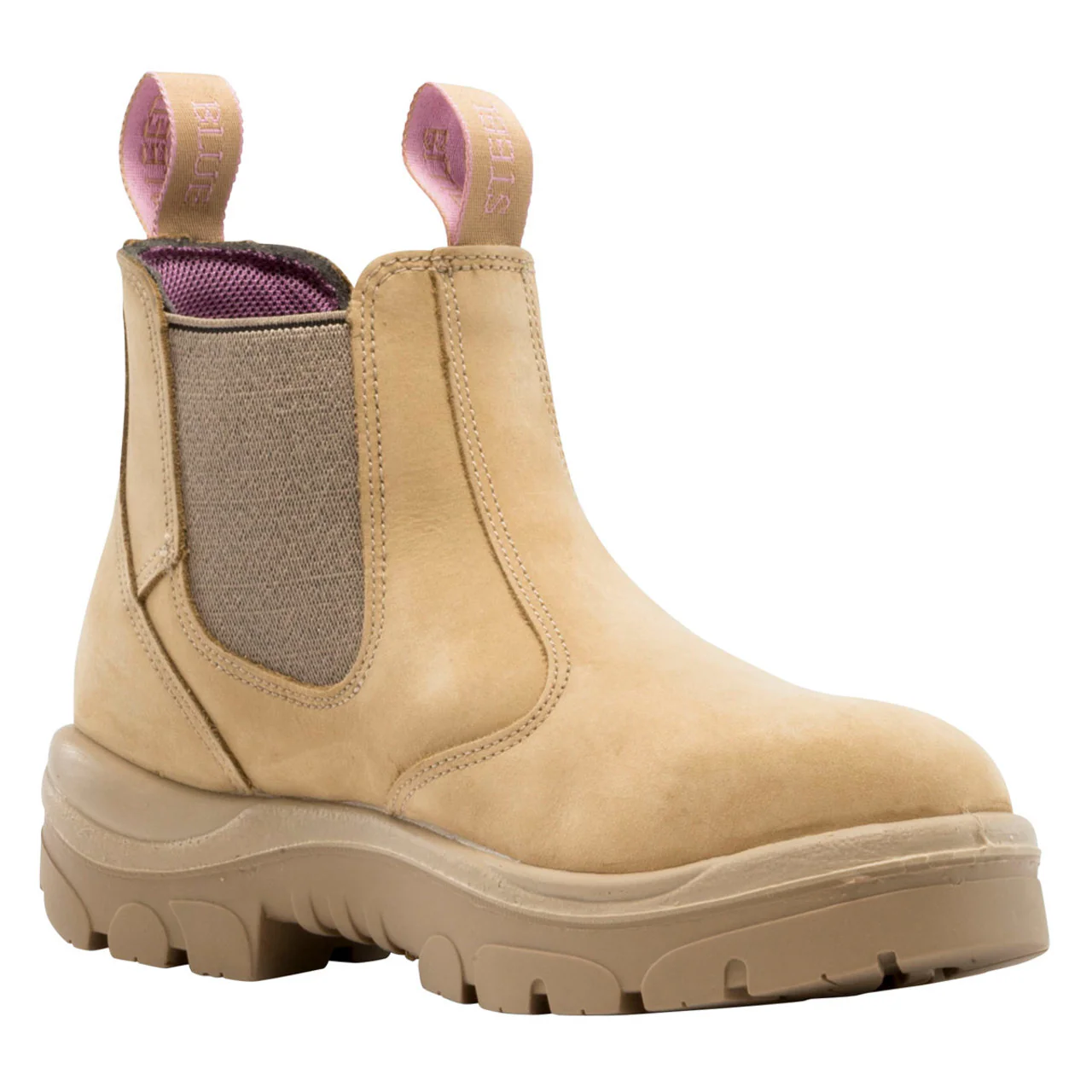Steel Blue Ladies Hobart EH 6" Steel Toe Boots, 812891W, Sand - Image 2