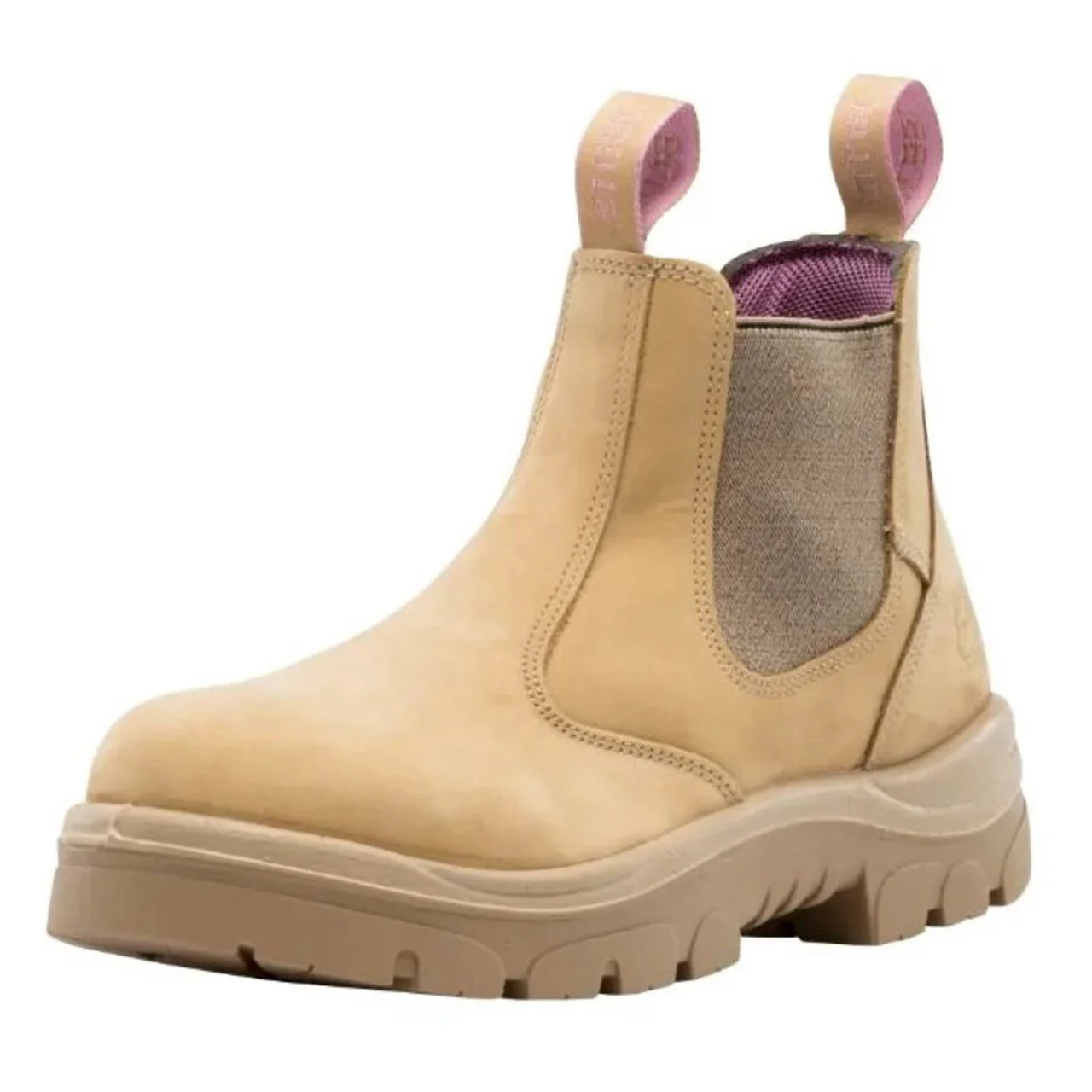 Steel Blue Ladies Hobart EH 6" Steel Toe Boots, 812891W, Sand - Image 4