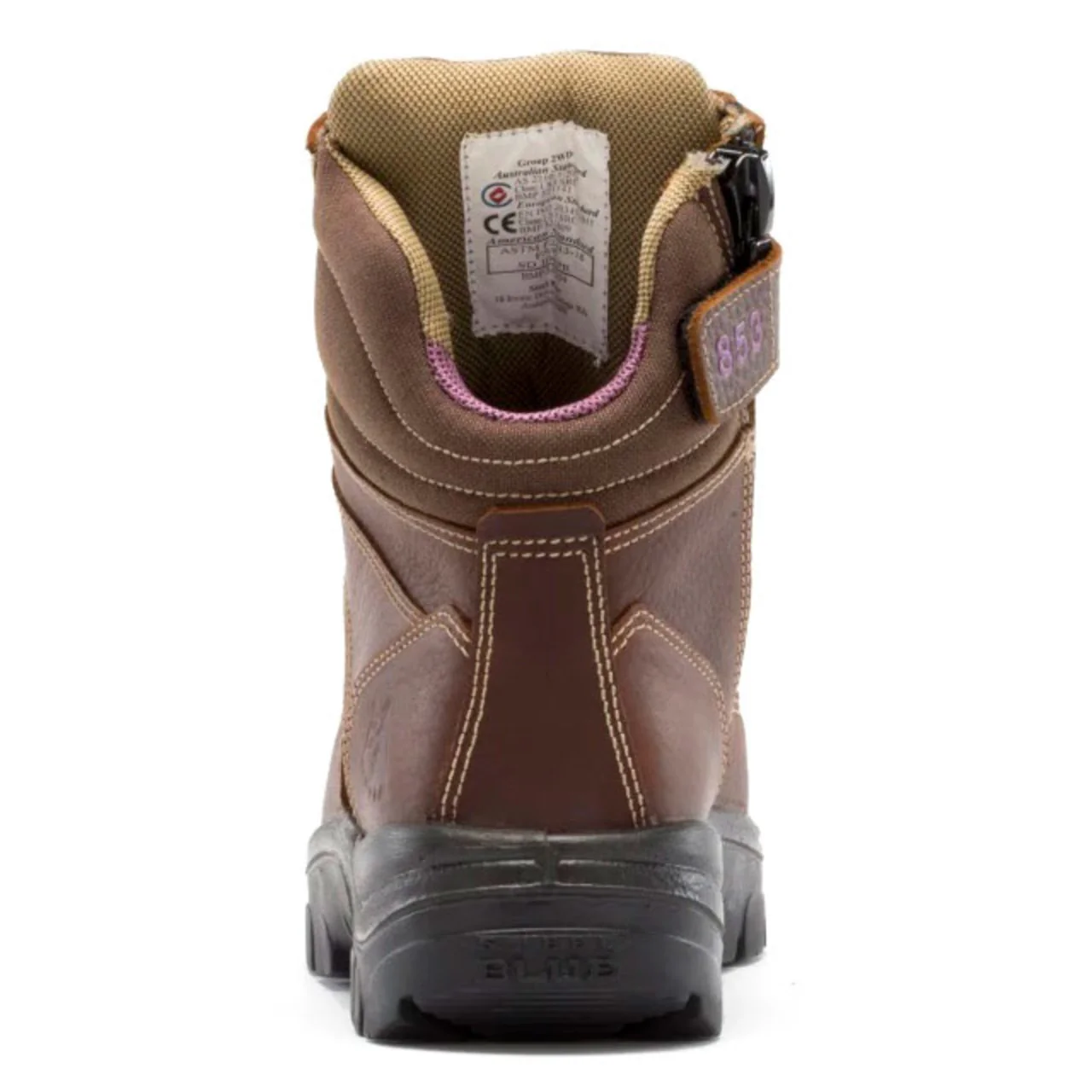 Steel Blue Ladies Southern Cross 6" EH Met-Guard Steel Toe Boots, 892853, Oak - Image 5