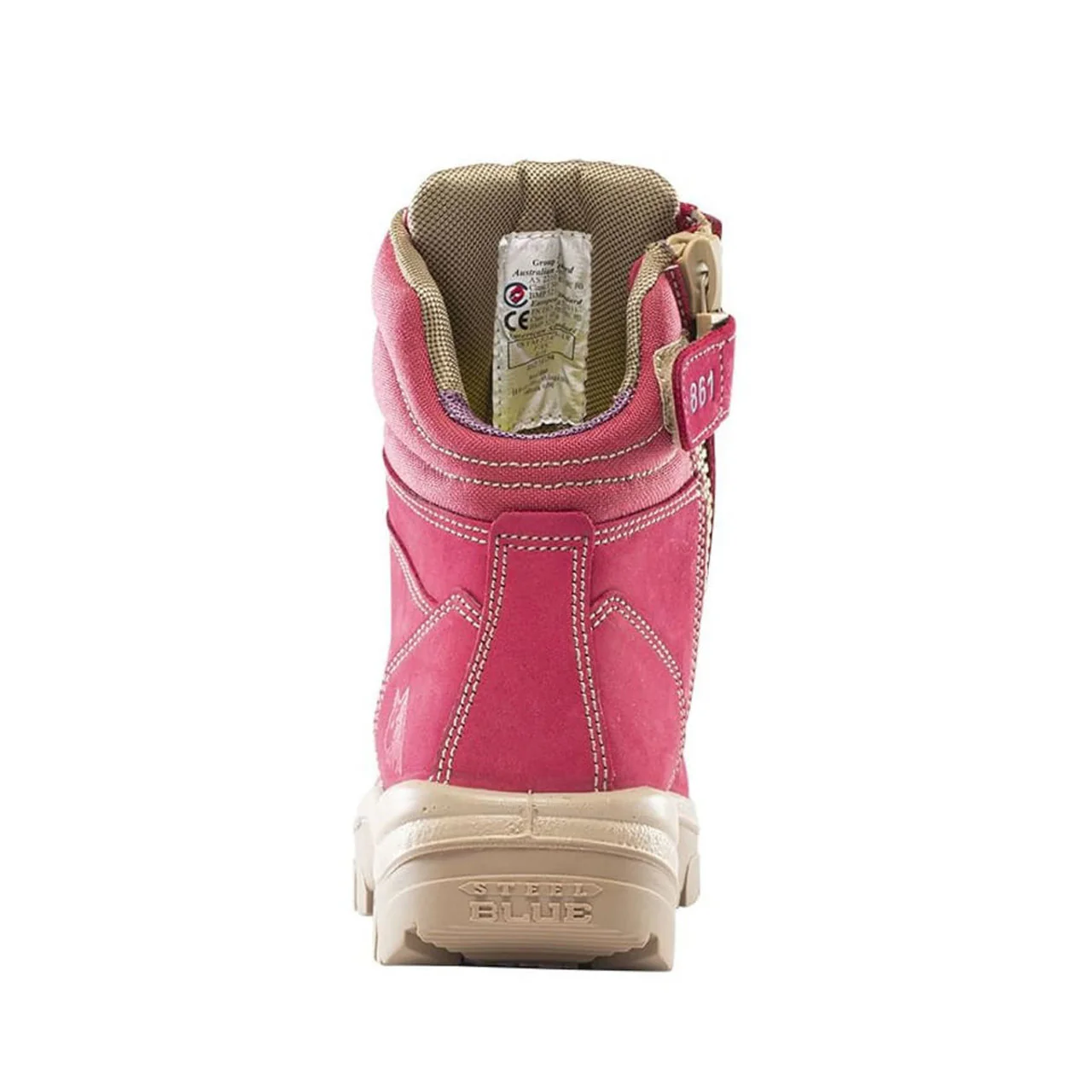 Steel Blue Ladies Southern Cross 6" EH Steel Toe Boots, 812861W, Pink - Image 6