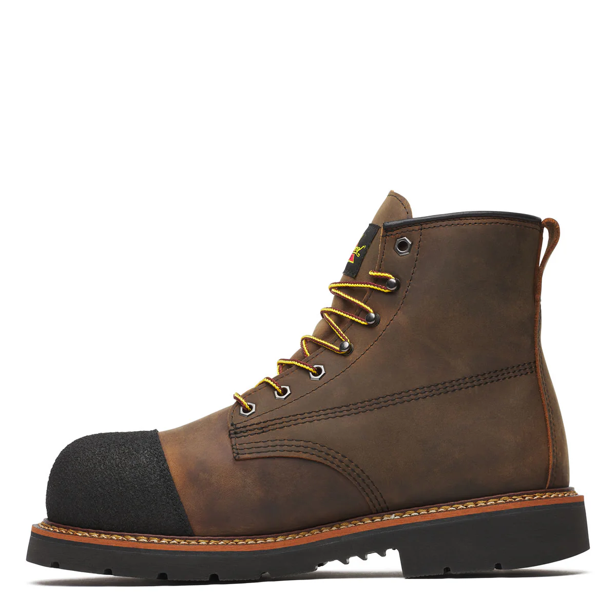 Thorogood Men's Hammerhead 6" Nano Toe Boots, 804-4137, Crazy Horse Brown - Image 4