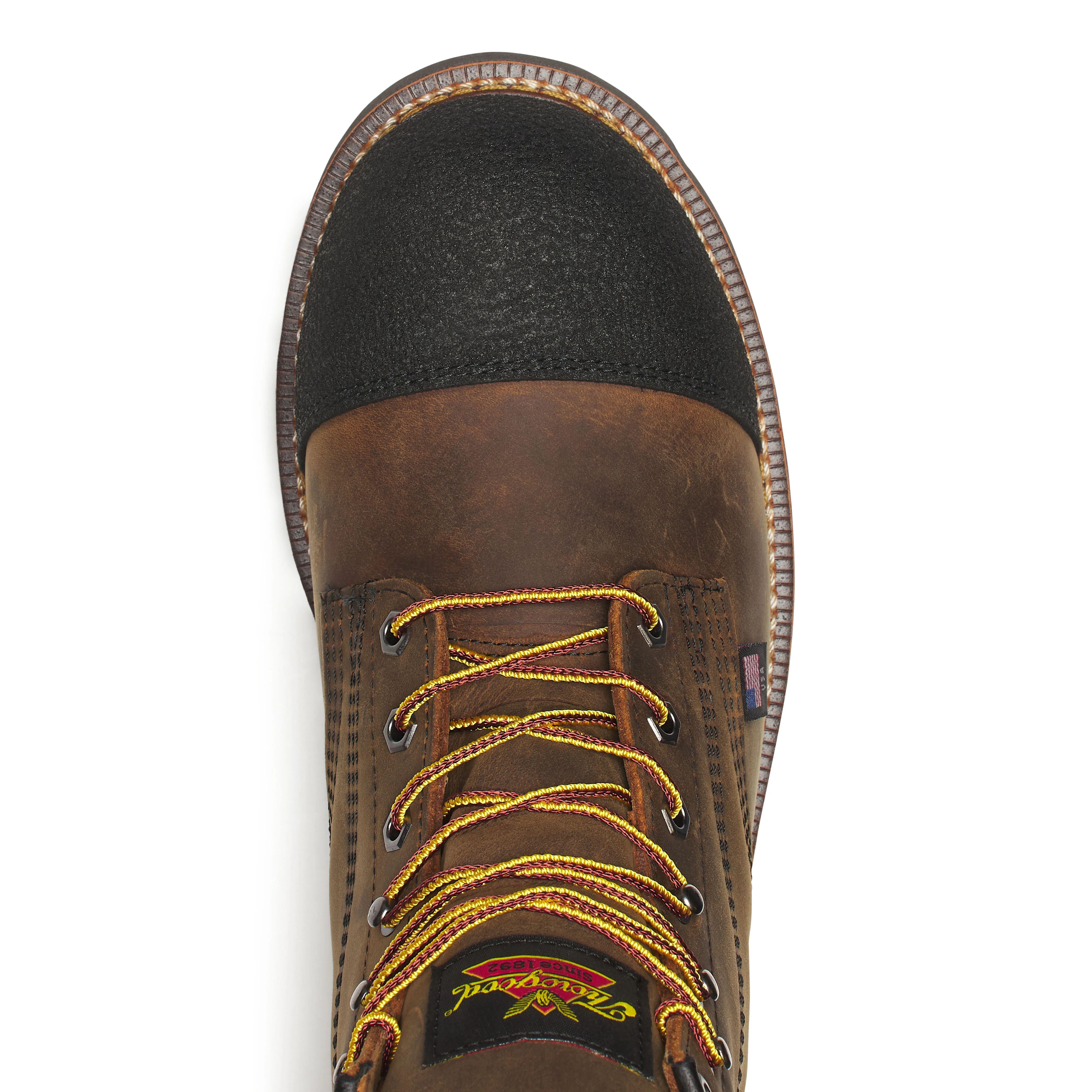 Thorogood Men's Hammerhead 6" Nano Toe Boots, 804-4137, Crazy Horse Brown - Image 5