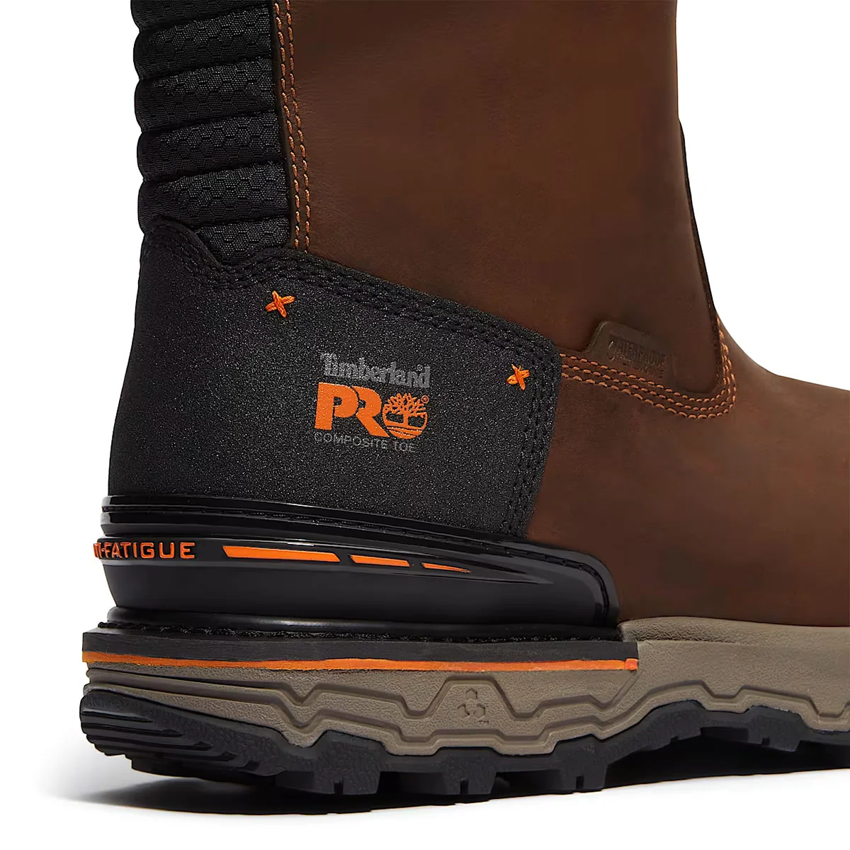 Timberland PRO Boondock Ultralight Pull-On Comp-Toe Waterproof Boots, TB0A6473EM4, Brown - Image 5